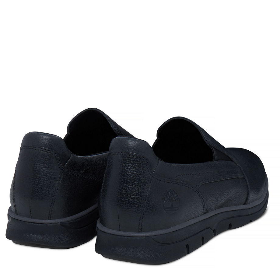 Timberland Men's Bradstreet Slip On Oxford Black Jet Black Woodlands