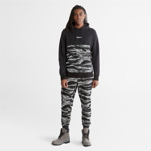 Timberland Men's White Tiger Camo-Print Hoodie