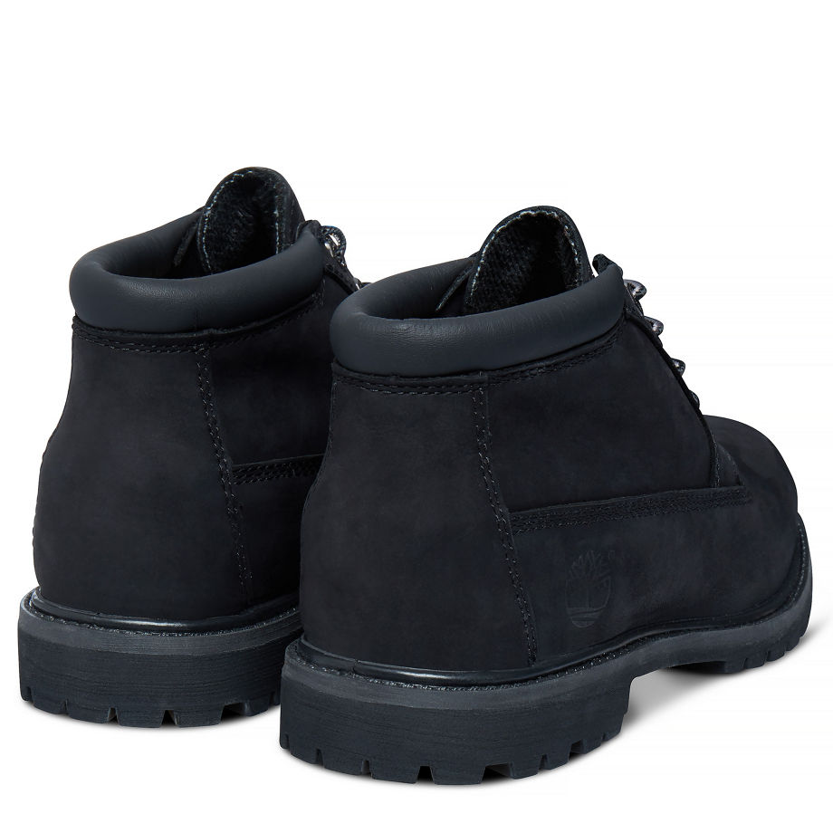 Timberland Women's Nellie Chukka Boot Black Black Nubuck
