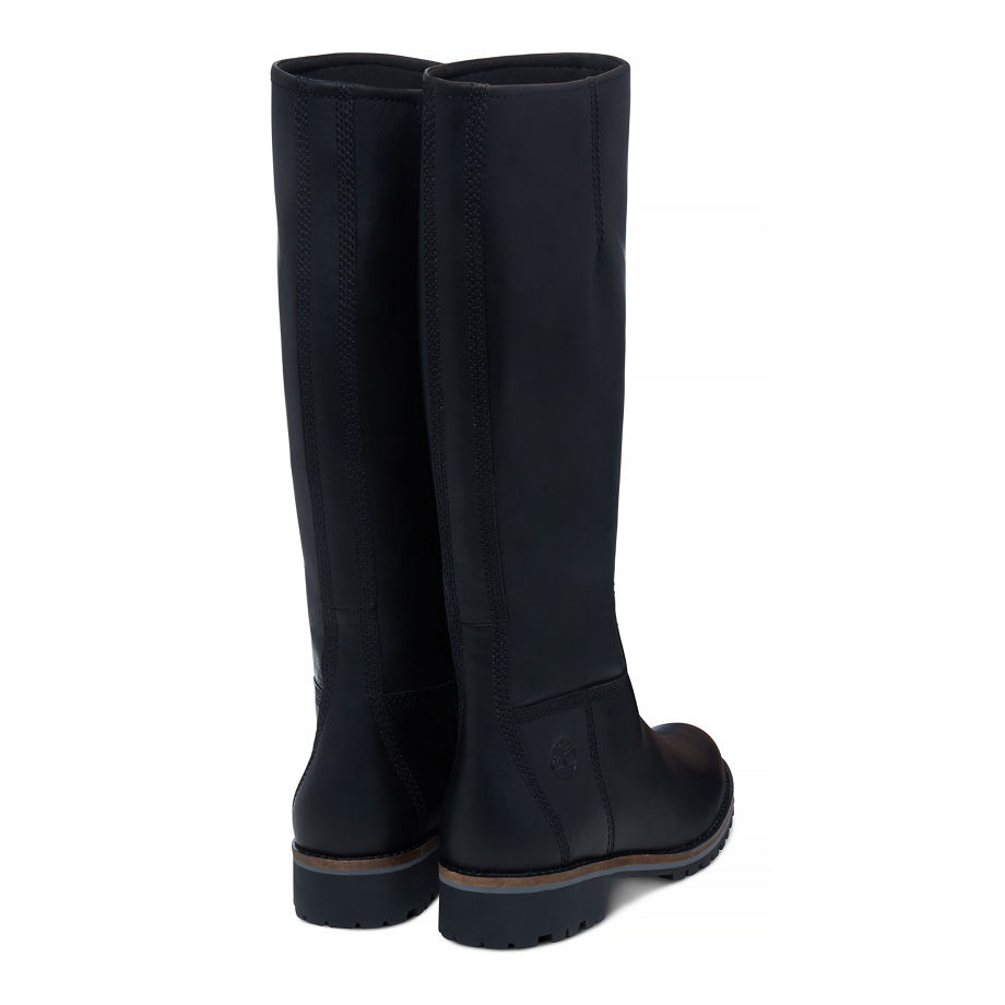 Timberland Women's Main Hill Tall Boot Black Jet Black Mincio