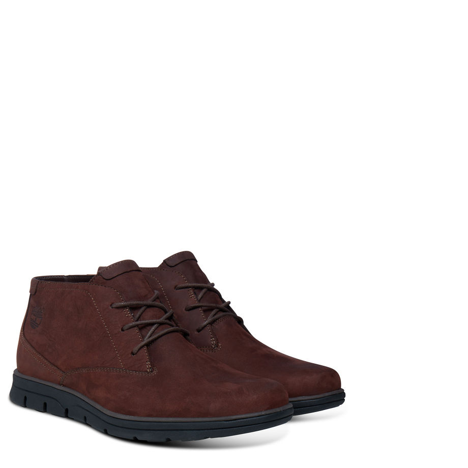 Timberland Men's Bradstreet Plain Toe Chukka Dark Brown Dark Brown Oiled