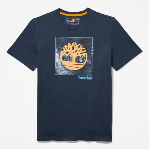 Timberland Men's Logo Slub T-Shirt