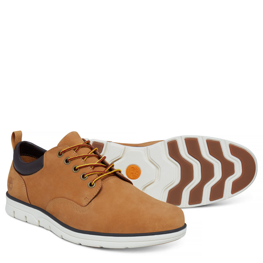 Timberland Men's Bradstreet Oxford Shoe Yellow Wheat Nubuck