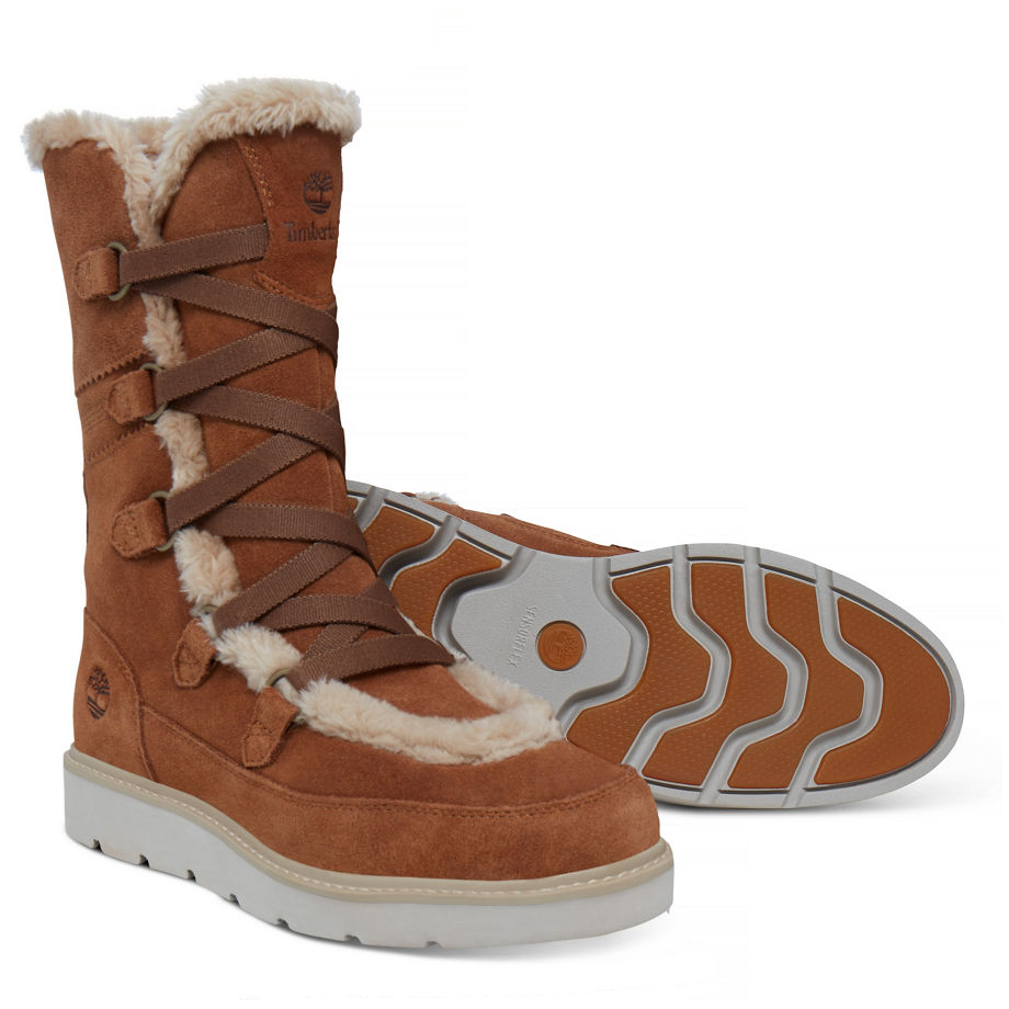 Timberland Women's Kenniston Tall Muk Boot Brown Port Tan