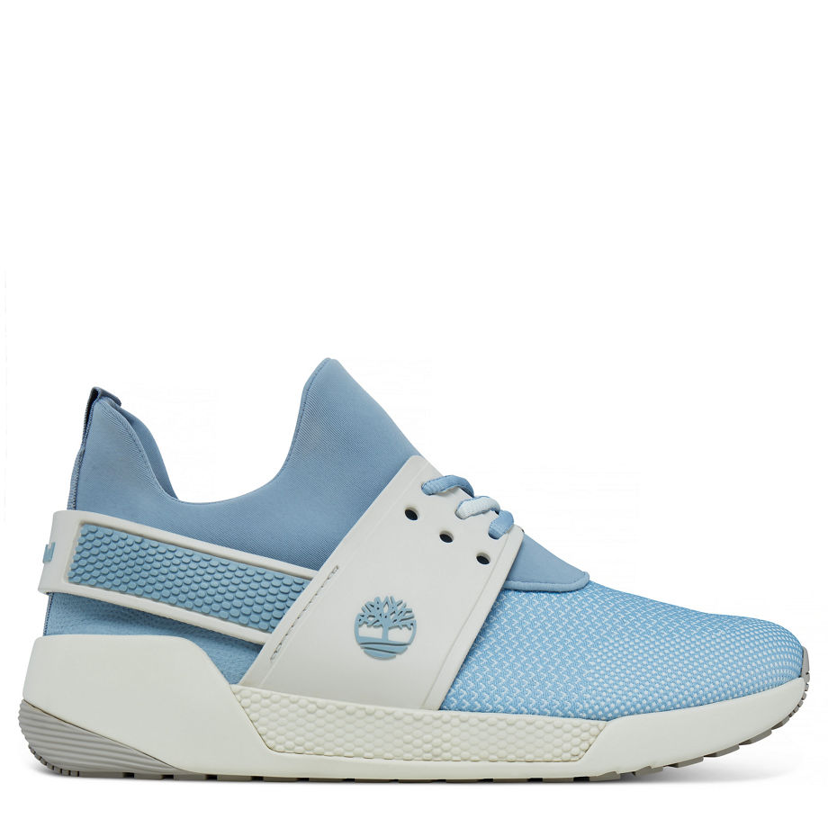 Timberland Women's Kiri Up Knit Sneaker Pastel Blue Arona