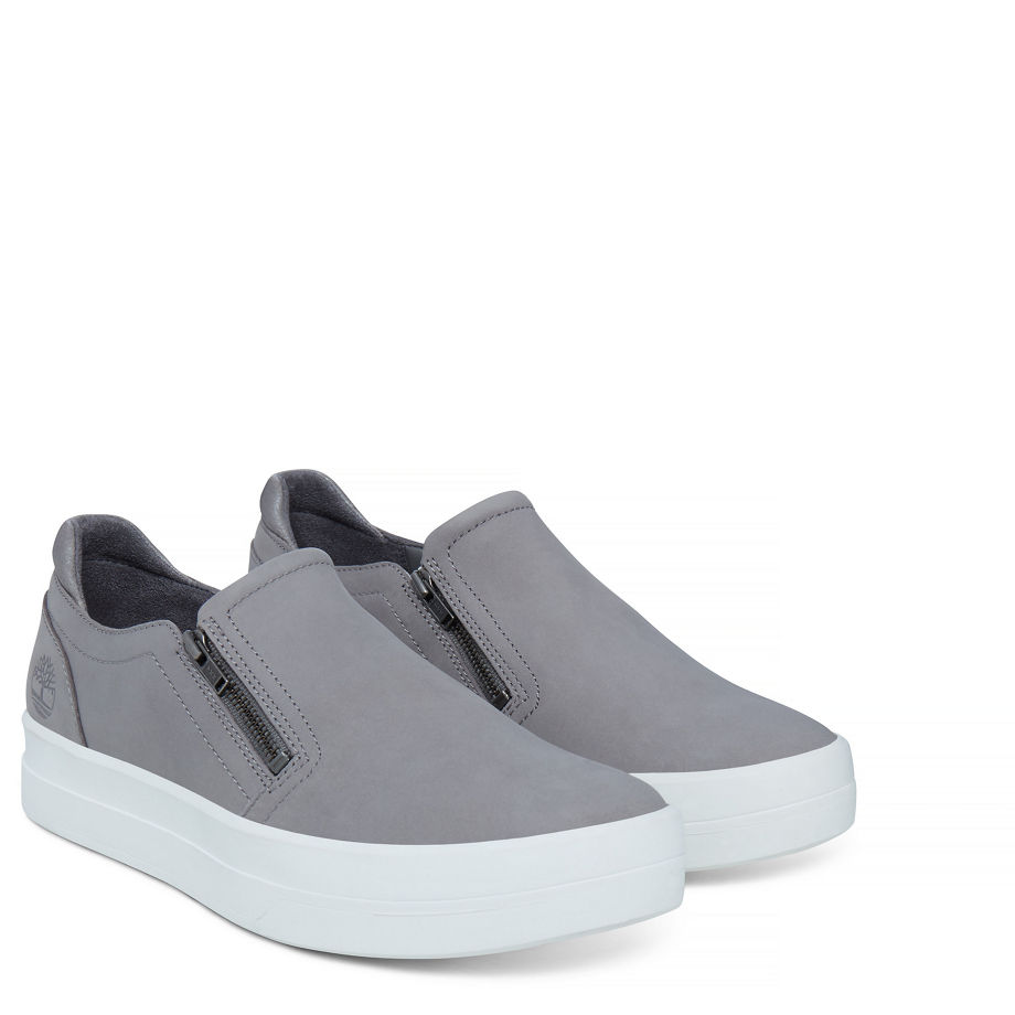 Timberland Women's Mayliss Slip On Oxford Steeple Grey Steeple Grey Nubuck