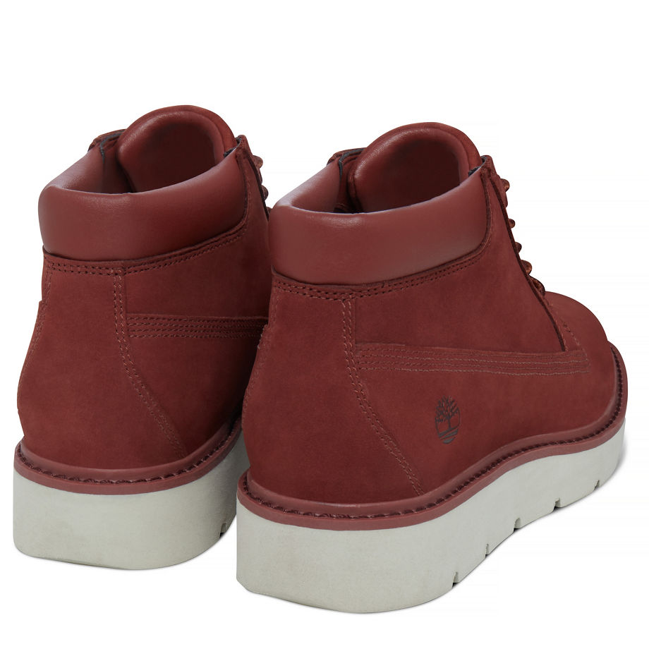 Timberland Women's Kenniston Nellie Boot Red New Sable Nubuck