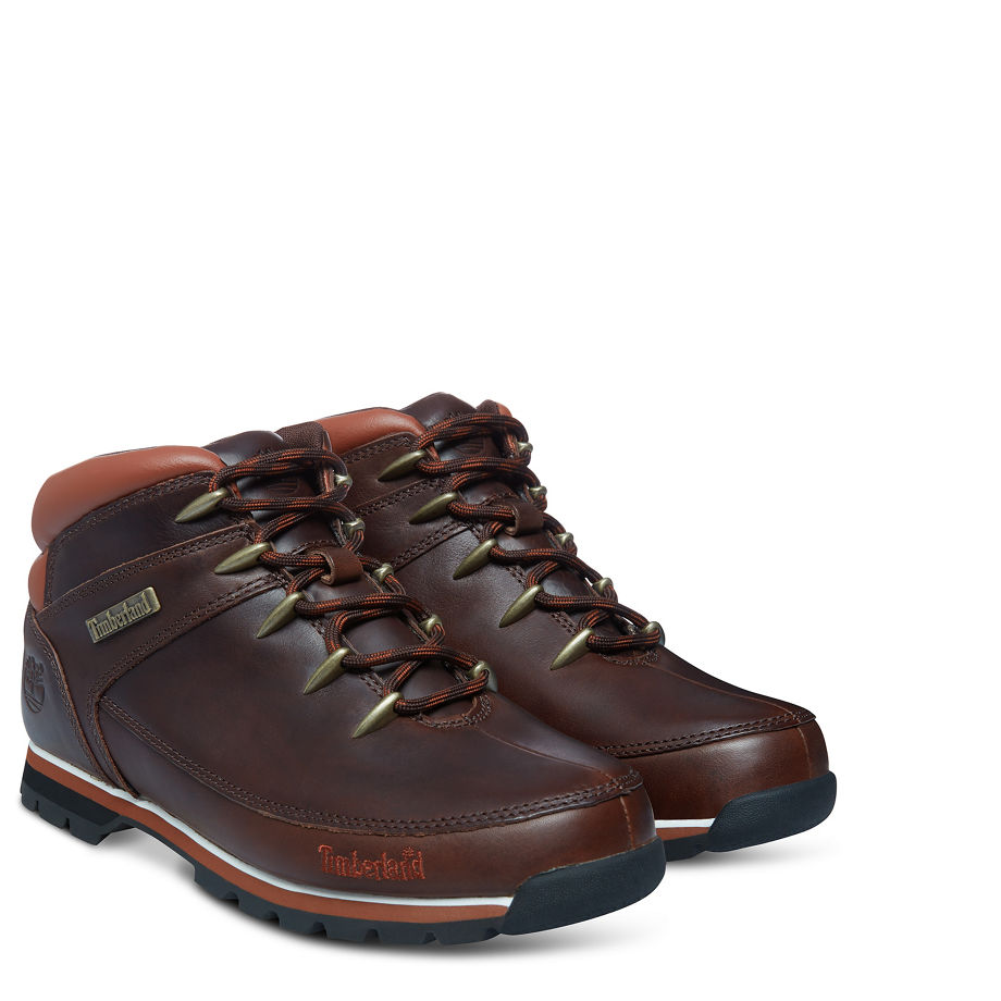 Timberland Men's Euro Sprint Hiker Dark Brown Mulch Forty