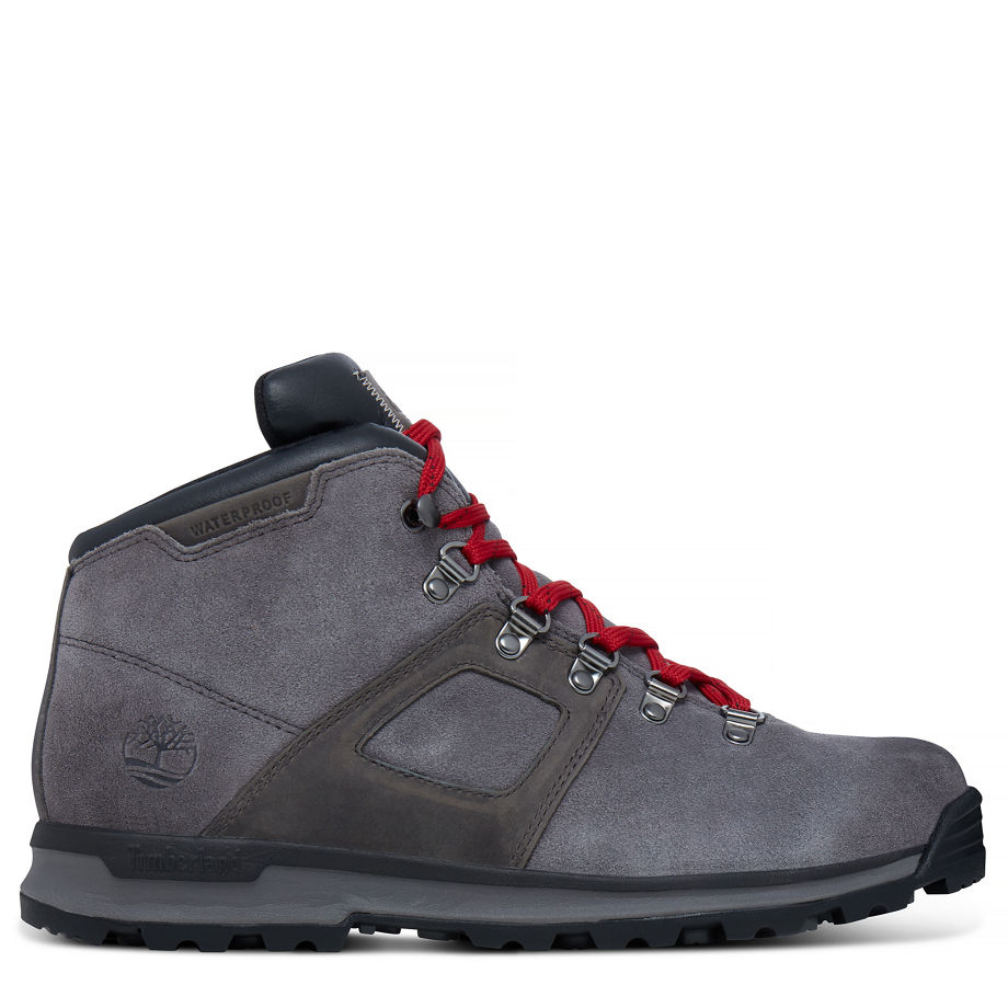 Timberland Men's GT Scramble Leather Boot Stone Grey Dark Grey