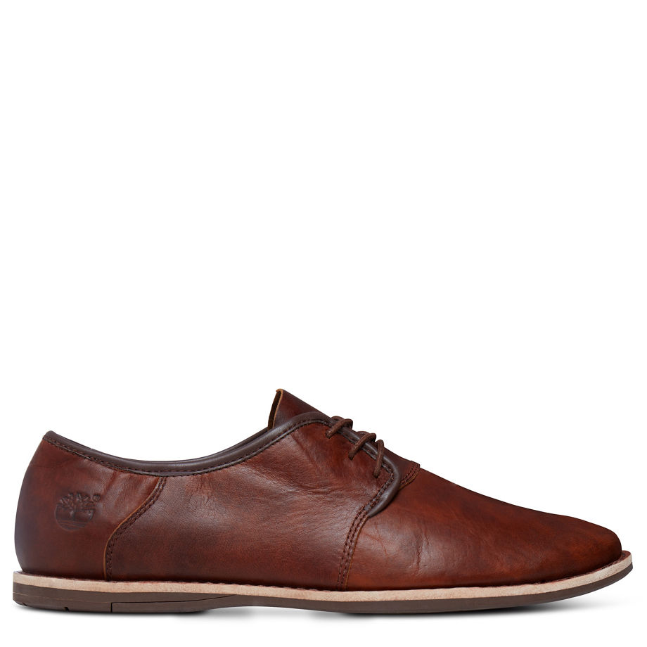 Timberland Men's Revenia Leather Oxford Light Brown Dark Sudan Brown Mars Fg