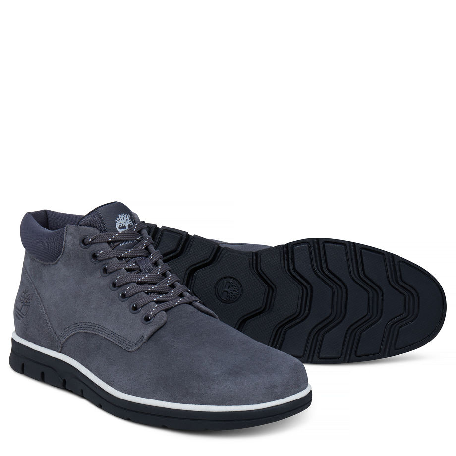 Timberland Men's Bradstreet Leather Chukka Slate Grey Forged Iron Hammer Ii