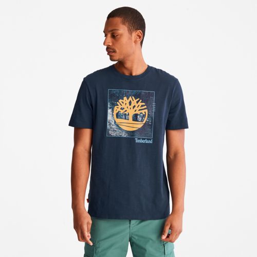 Timberland Men's Logo Slub T-Shirt
