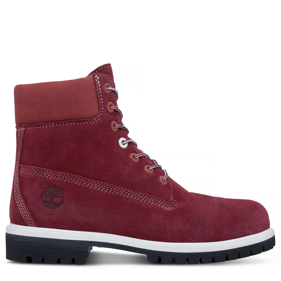 Timberland Men's Timberland® Icon Suede 6-inch Boot Red Zinfandel Silk Suede