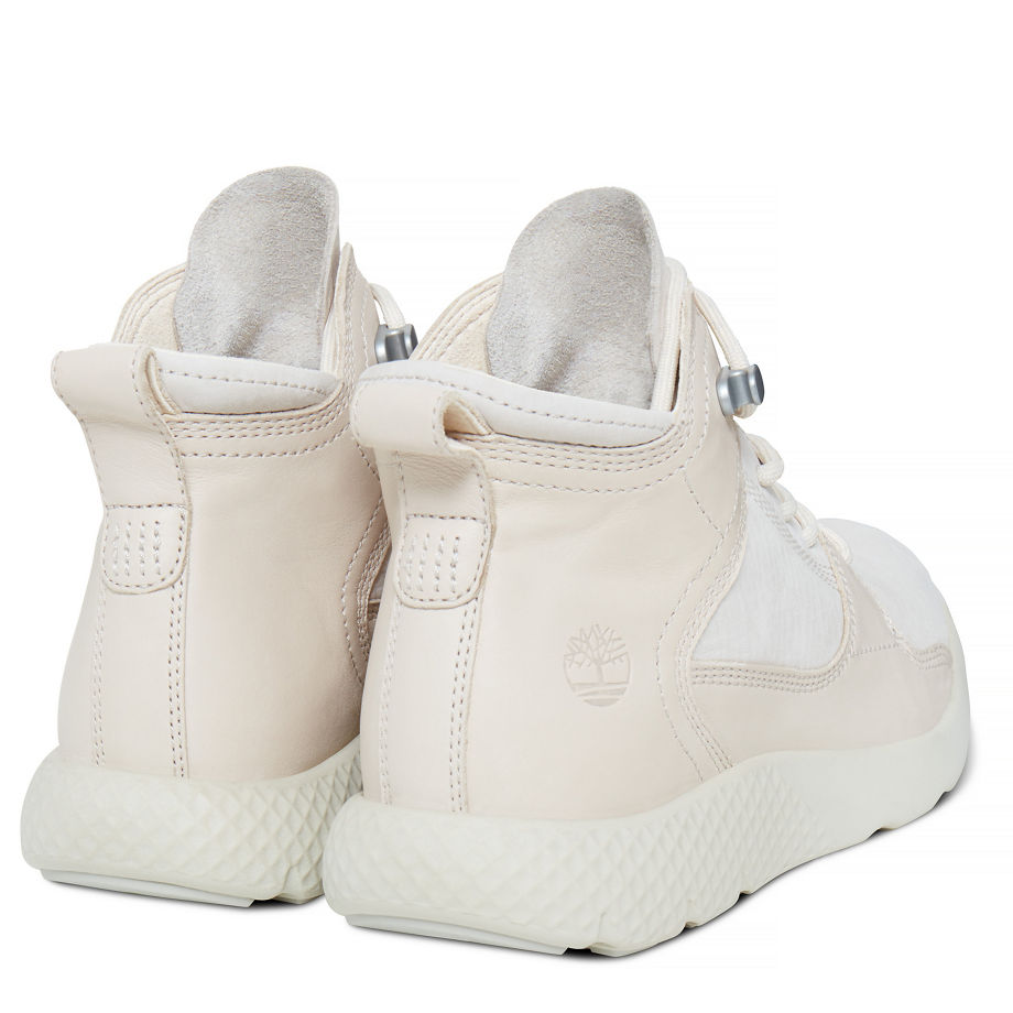 Timberland Women's Flyroam Leather Sneakerboot Pale Pink Rainy Day Discover