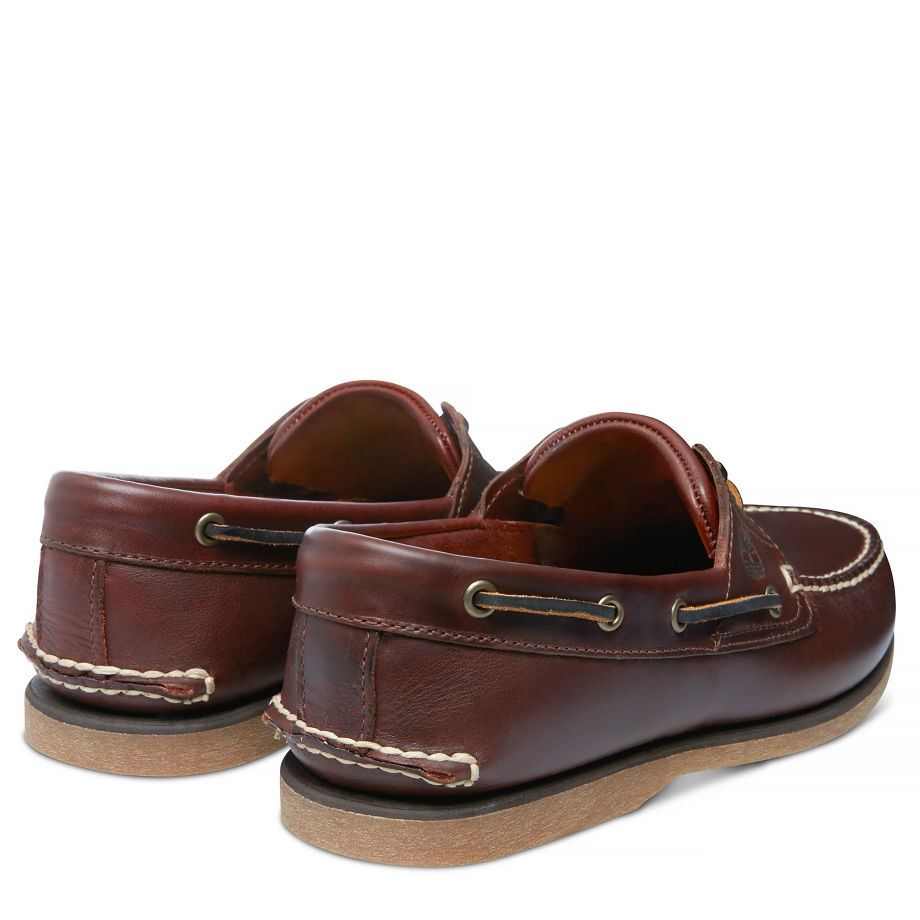 Timberland Men's Classic Boat Shoe Brown Rootbeer Smooth
