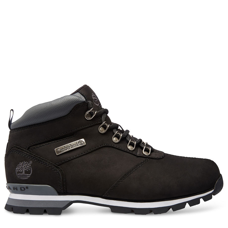 Timberland Men's Splitrock 2 Black Black Nubuck
