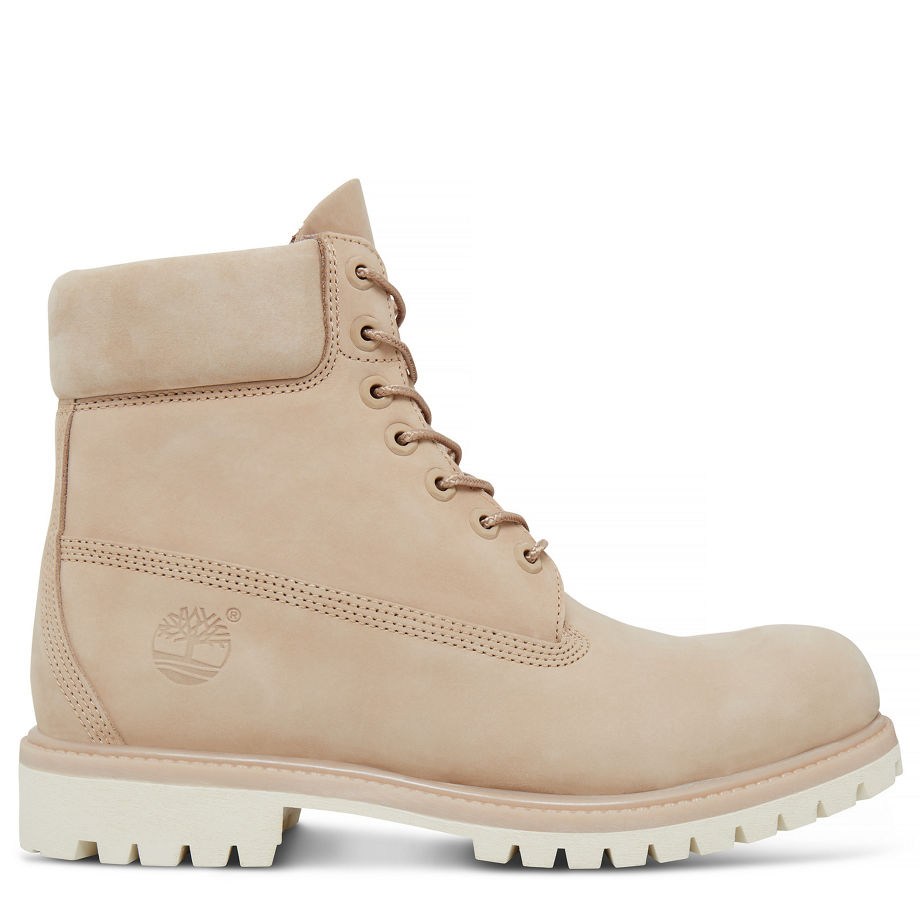 Timberland Men's Icon 6-inch Boot Beige Croissant Waterbuck