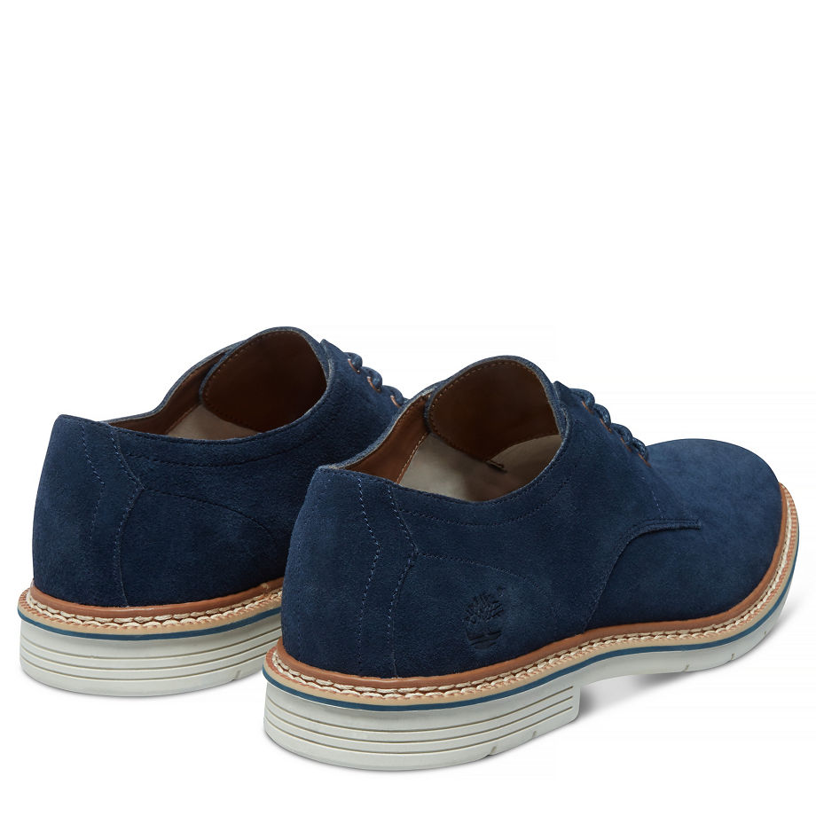 Timberland Men's Naples Trail Smart Oxford Navy Black Iris Silk Suede
