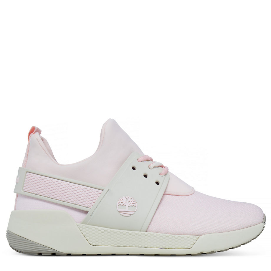 Timberland Women's Kiri Up Knit Sneaker Pastel Rose Cameo Rose