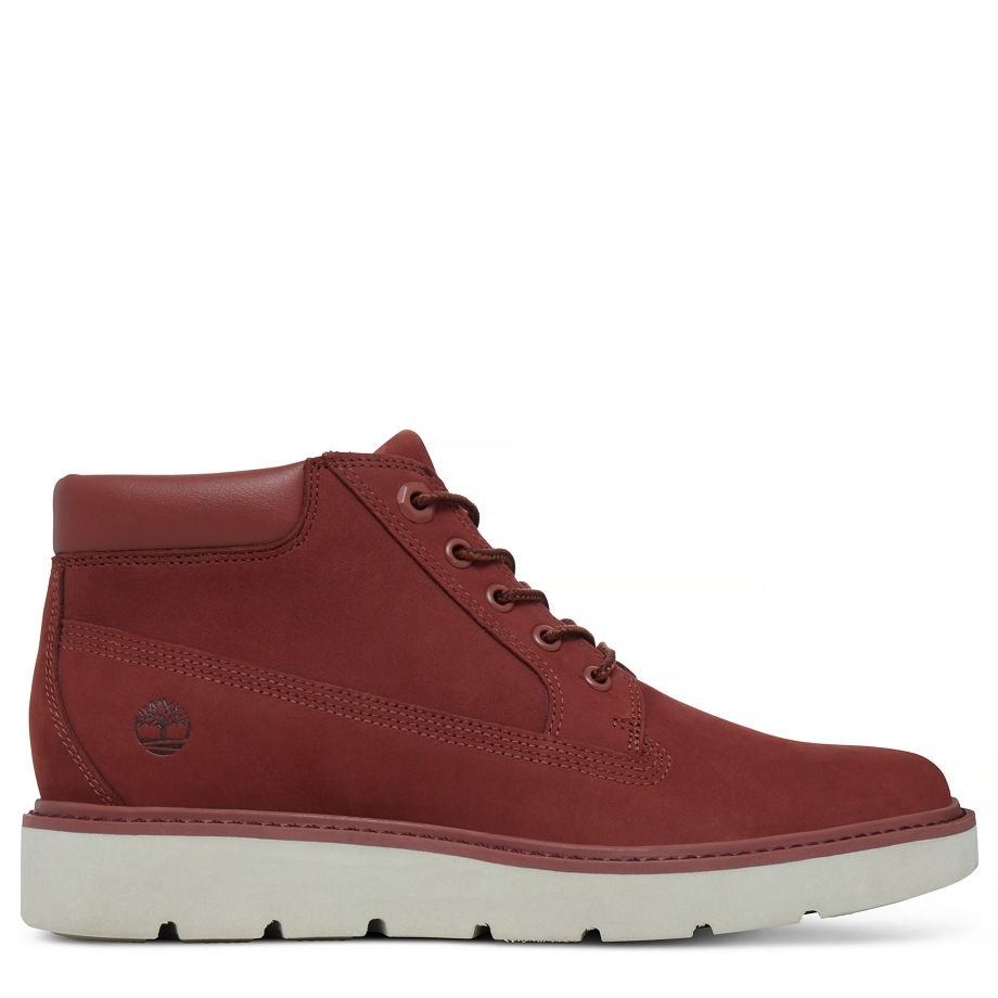 Timberland Women's Kenniston Nellie Boot Red New Sable Nubuck