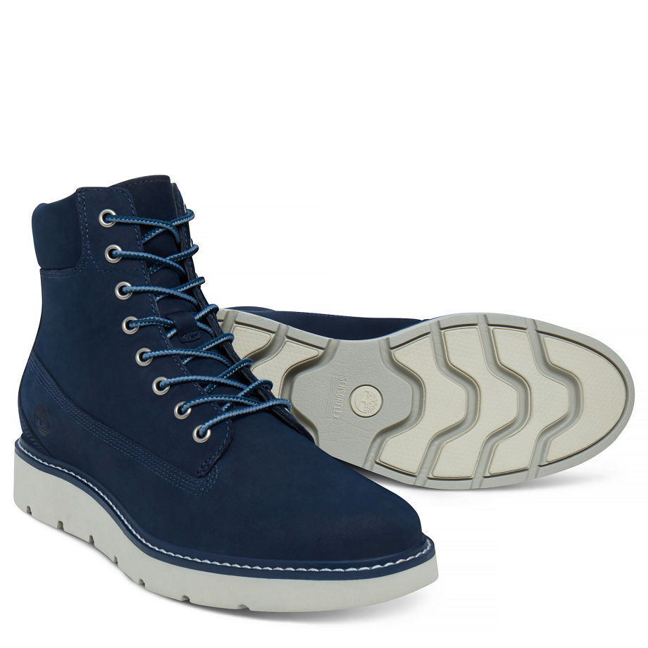 Timberland Women's Kenniston 6-inch Boot Navy Black Iris Nubuck