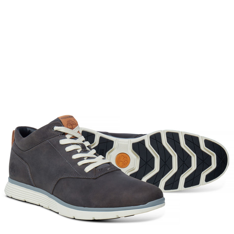 Timberland Men's Killington Half Cab Chukka Steel Grey Pewter Saddleback Full Grain