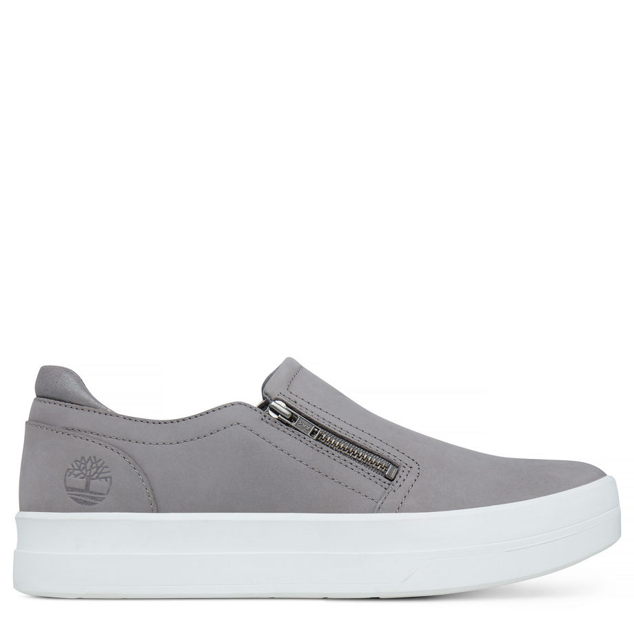 Timberland Women's Mayliss Slip On Oxford Steeple Grey Steeple Grey Nubuck