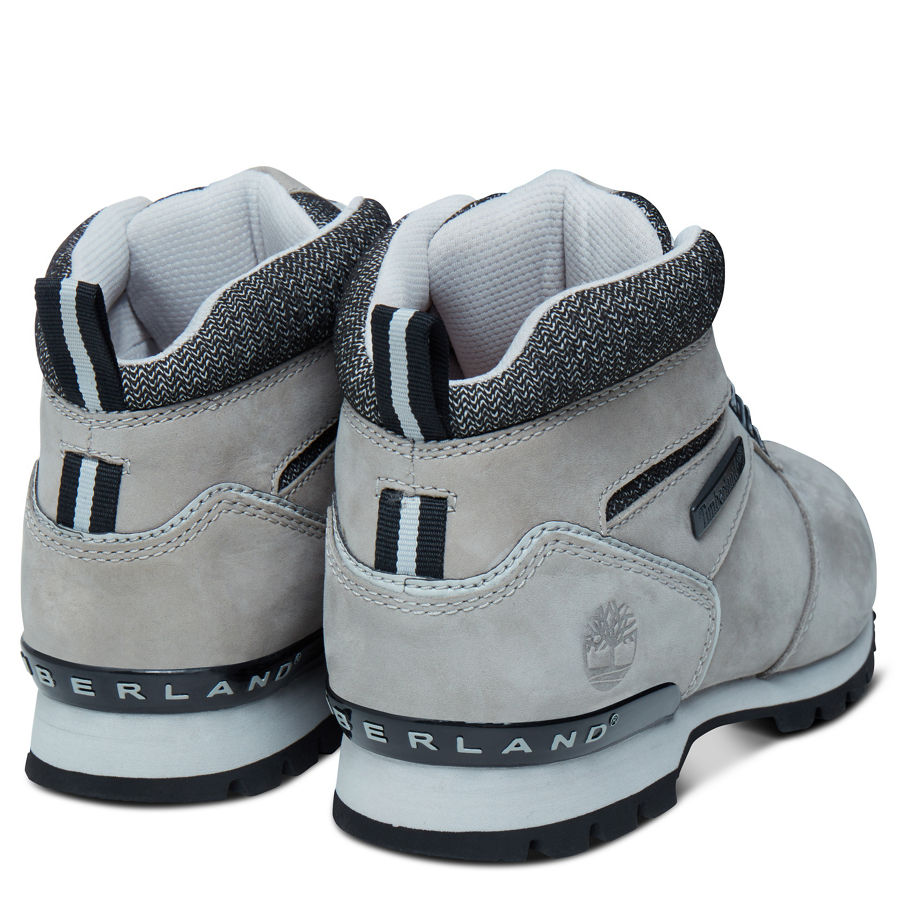 Timberland Men's Splitrock Mid Boot Grey Af Grey Naturebuck Nubuck