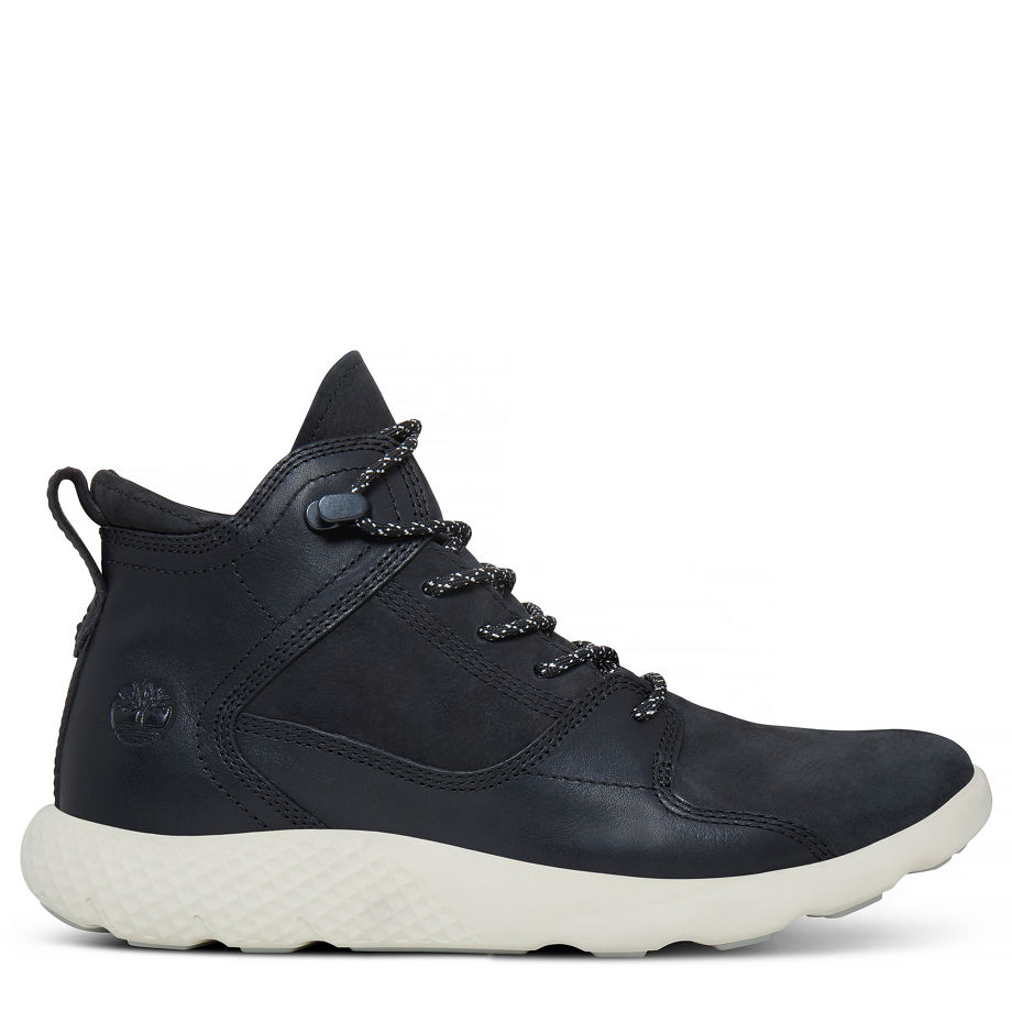 Timberland Women's Flyroam Leather Sneakerboot Jet Black Jet Black Tbl Forty