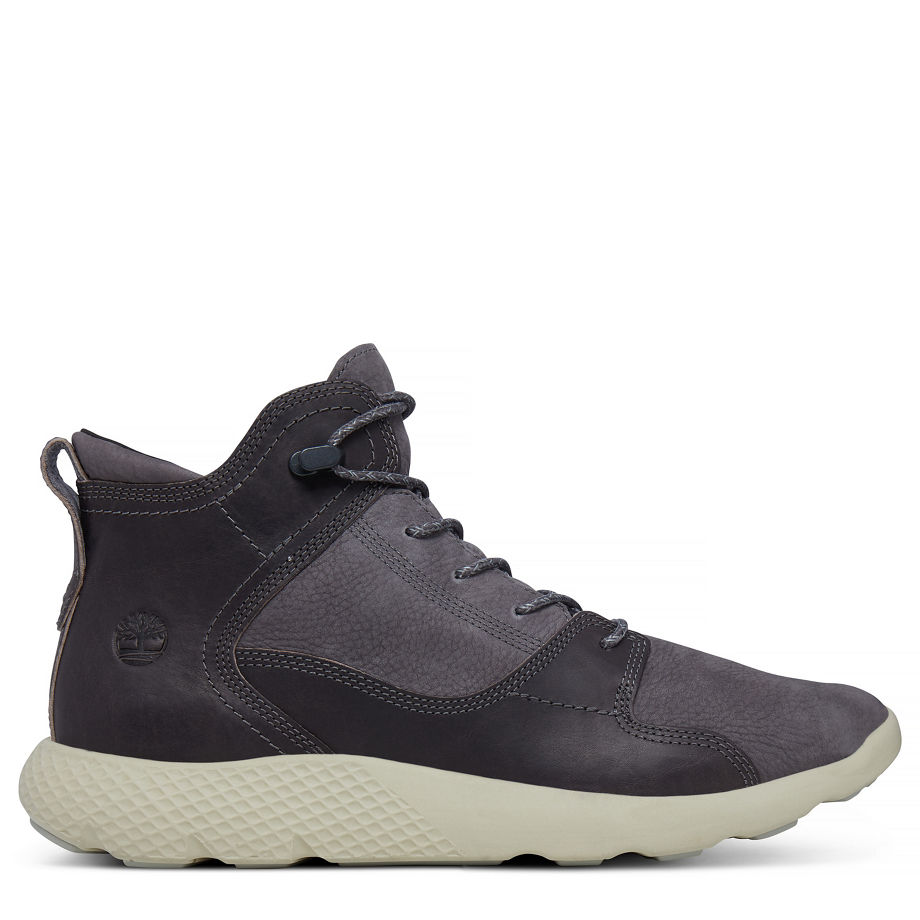 Timberland Men's Flyroam Leather Sneakerboot Dark Grey Tornado Tbl Forty
