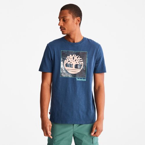 Timberland Men's Logo Slub T-Shirt