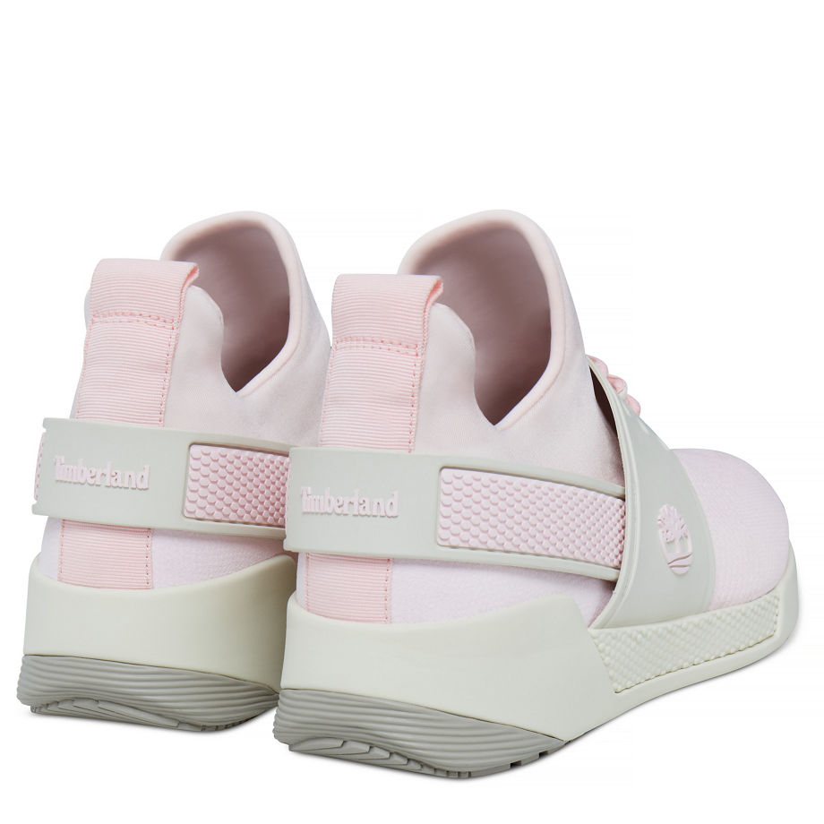 Timberland Women's Kiri Up Knit Sneaker Pastel Rose Cameo Rose