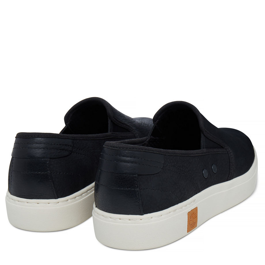 Timberland Men's Amherst Slip-On Oxford Black Black Vecchio