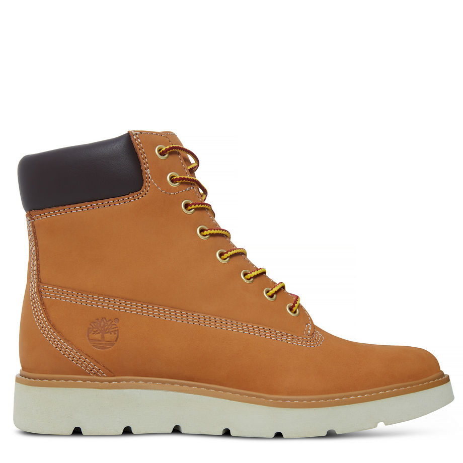 Timberland Women's Kenniston 6-inch Lace-Up Boot Yellow Wheat Nubuck