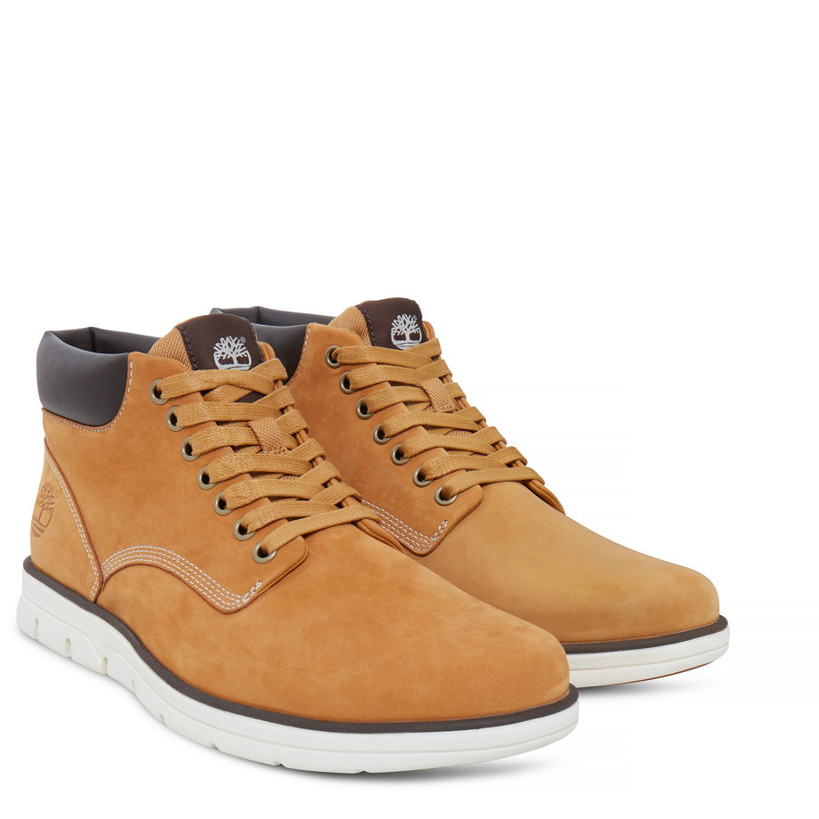 Timberland Men's Bradstreet Leather Chukka Yellow Wheat Nubuck