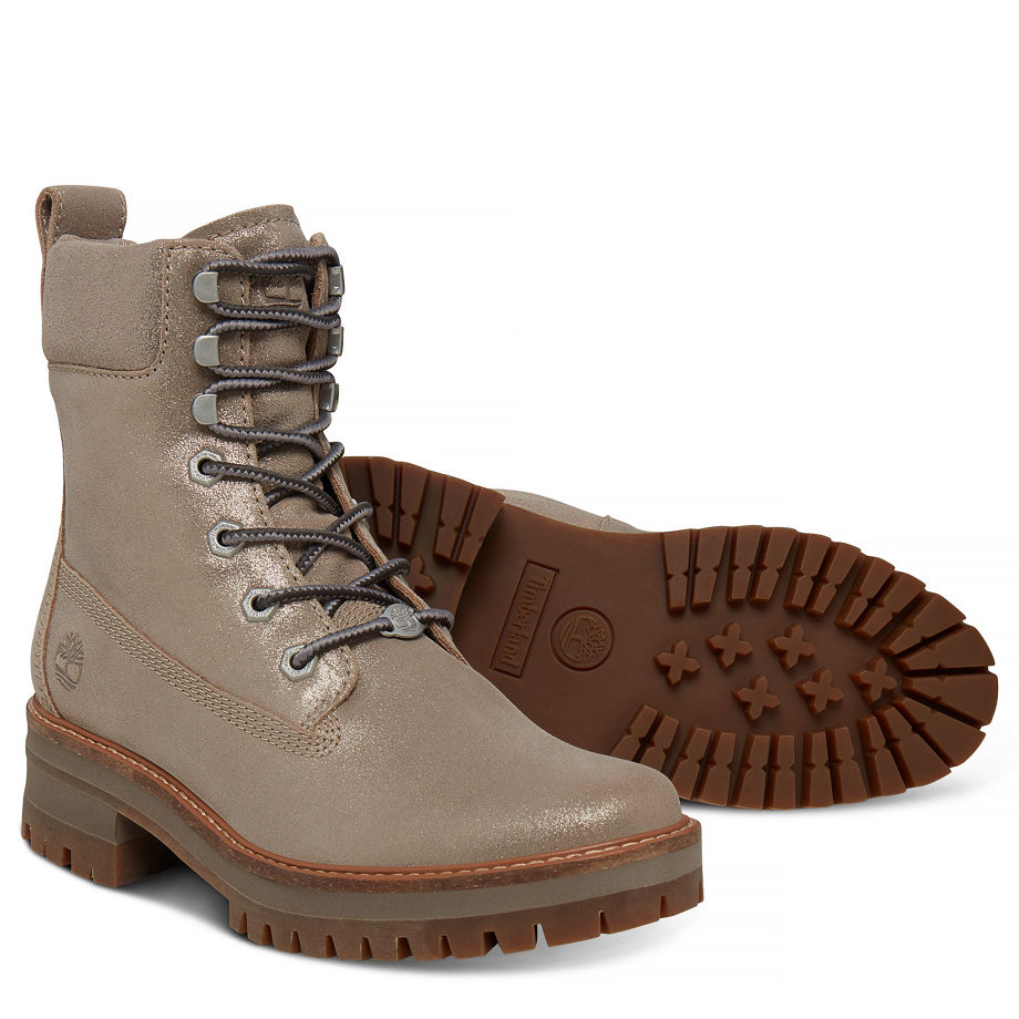 Timberland Women's Courmayeur Valley Lace-Up Boot Gold Gold