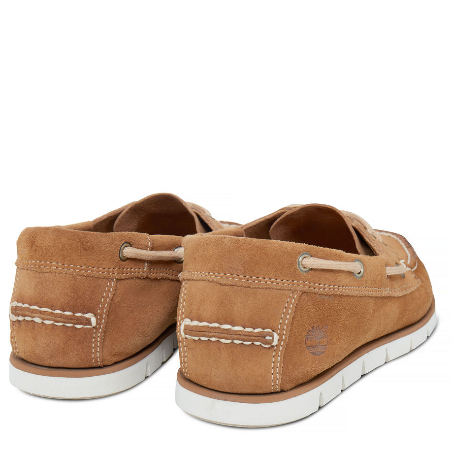 Timberland Men's Tidelands Boat Shoe Tan Rubber Hammer Ii