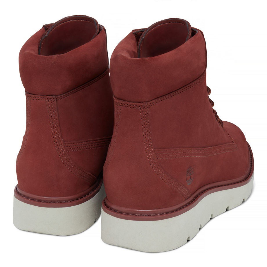 Timberland Women's Kenniston 6-inch Boot Dusky Red New Sable Nubuck