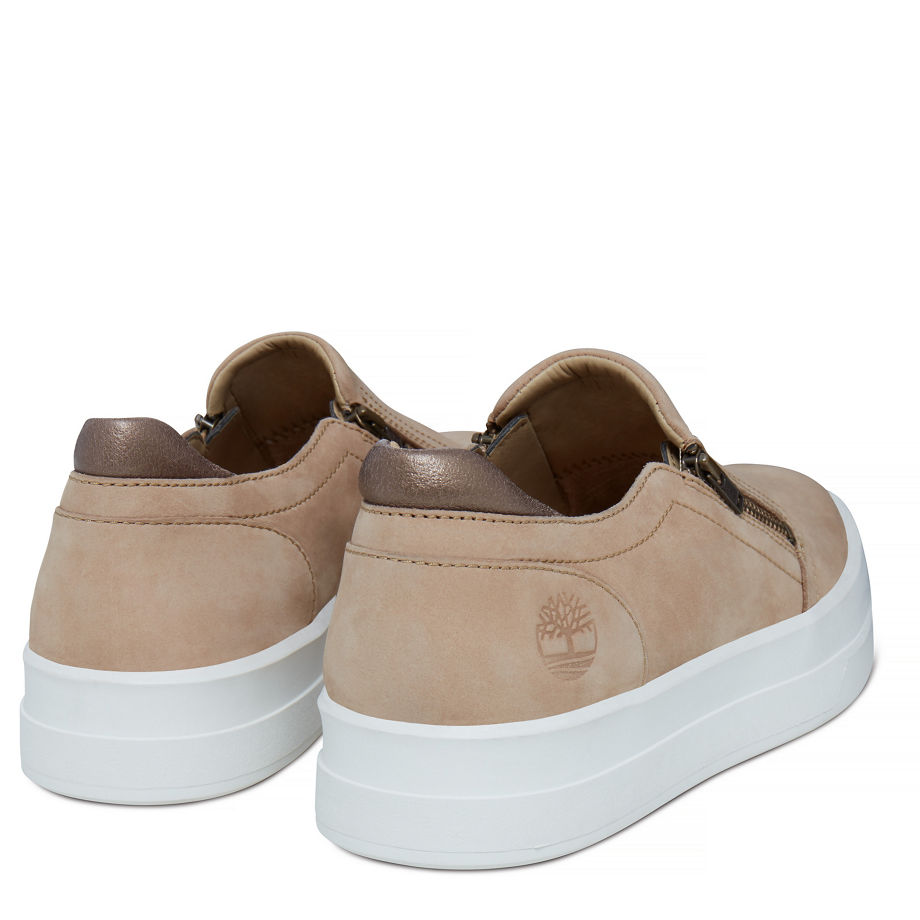 Timberland Women's Mayliss Slip On Oxford Natural Stone Nubuck