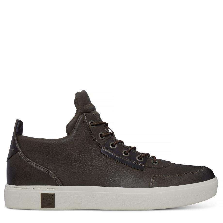 Timberland Men's Amherst High Top Chukka Grey Canteen Vecchio