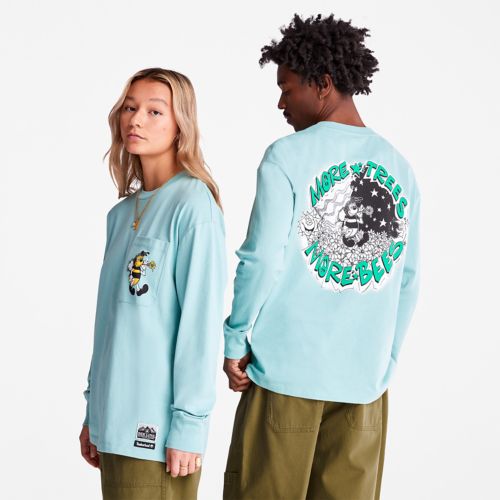 Timberland Bee Line x Timberland Back-Graphic Long-Sleeve T-Shirt