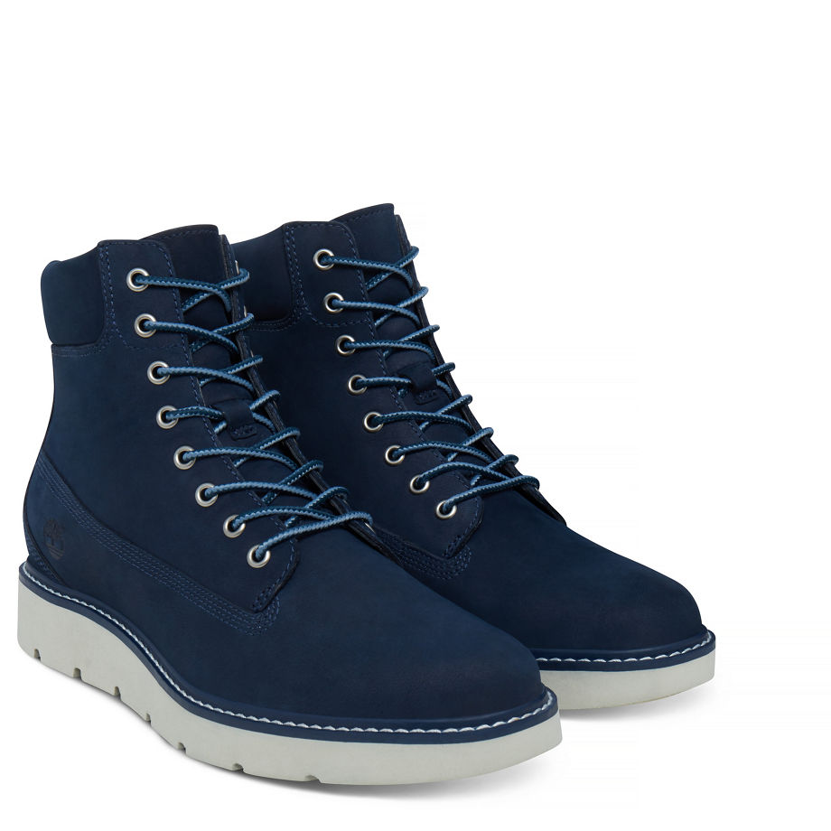 Timberland Women's Kenniston 6-inch Boot Navy Black Iris Nubuck
