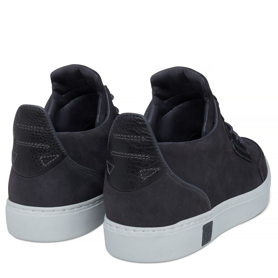 Timberland Men's Amherst High Top Chukka Dark Grey Forged Iron Nubuck