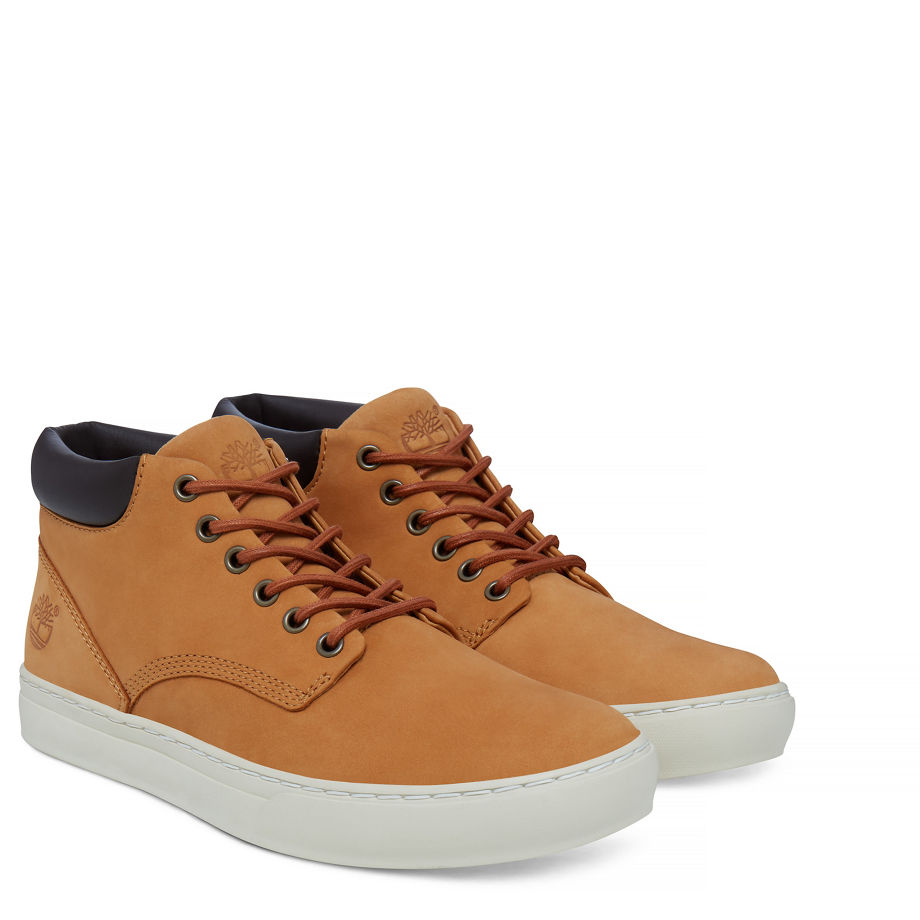 Timberland Men's Adventure 2.0 Cupsole Chukka Yellow Wheat Nubuck