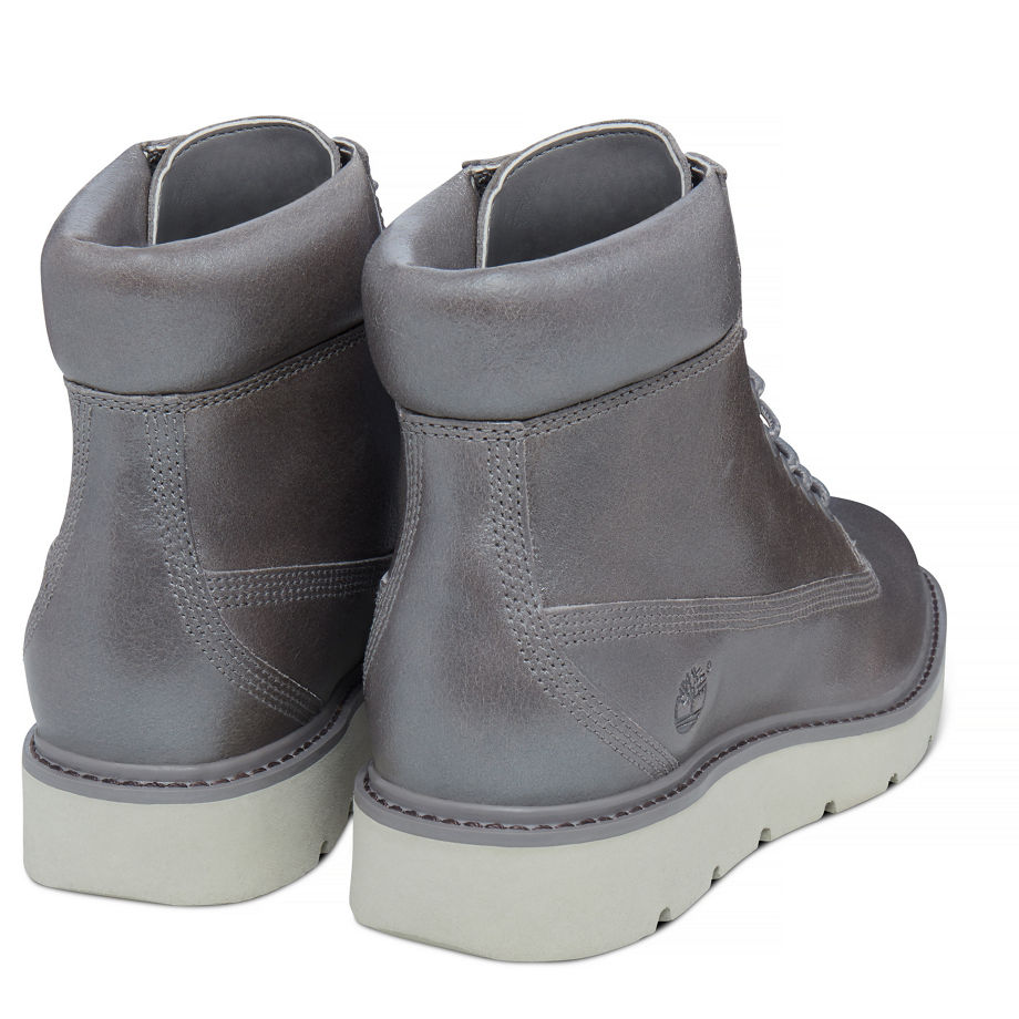 Timberland Women's Kenniston 6-inch Boot Silver Steeple Grey Metallic Waxy Mohawk