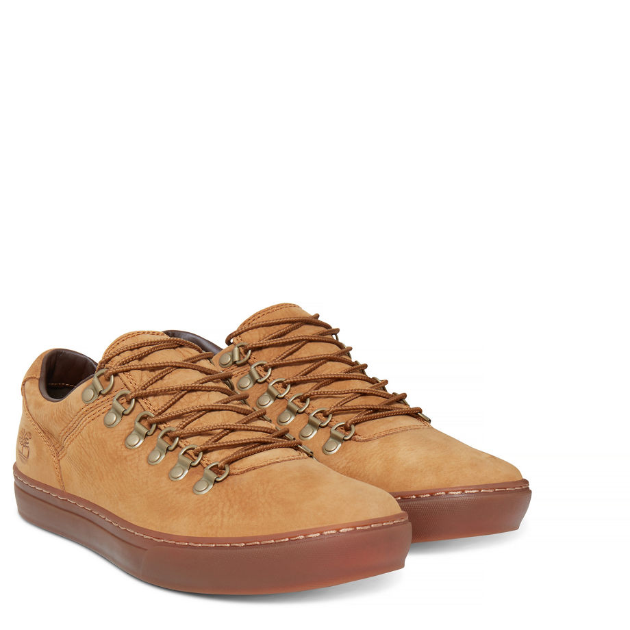 Timberland Men's Adventure 2.0 Alpine Oxford Brown Nubuck Rubber Barefoot Buffed