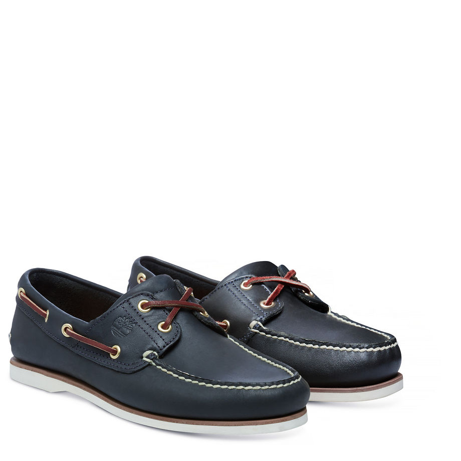 Timberland Men's Classic Boat Shoe Navy Navy Smooth