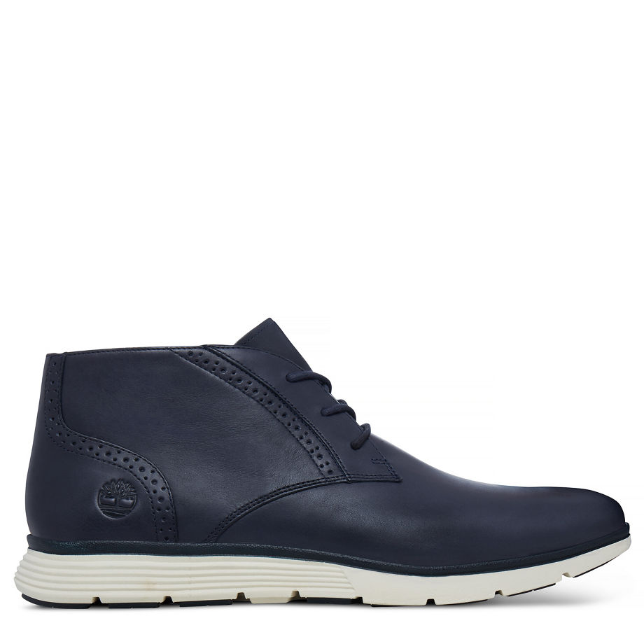 Timberland Men's Franklin Park Brogue Chukka Navy Black Iris Eastlook