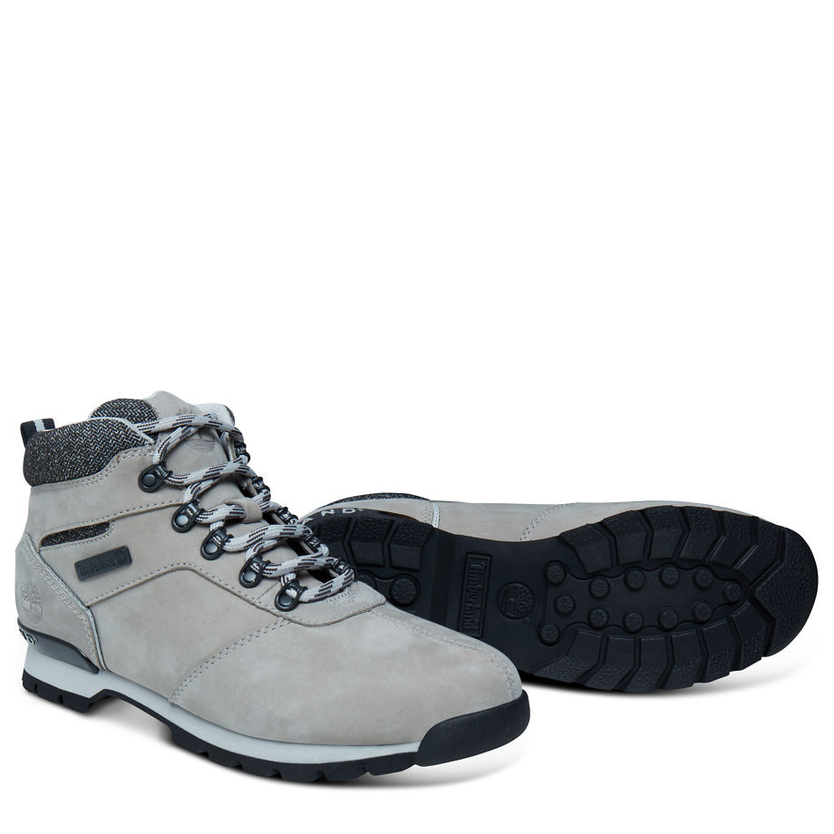 Timberland Men's Splitrock Mid Boot Grey Af Grey Naturebuck Nubuck