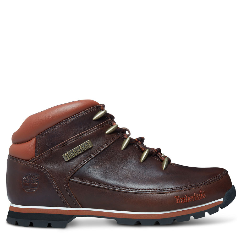 Timberland Men's Euro Sprint Hiker Dark Brown Mulch Forty